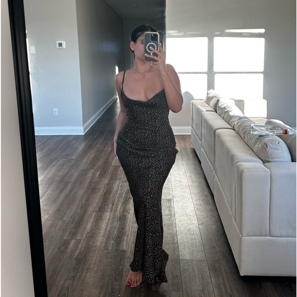 Long floral dress